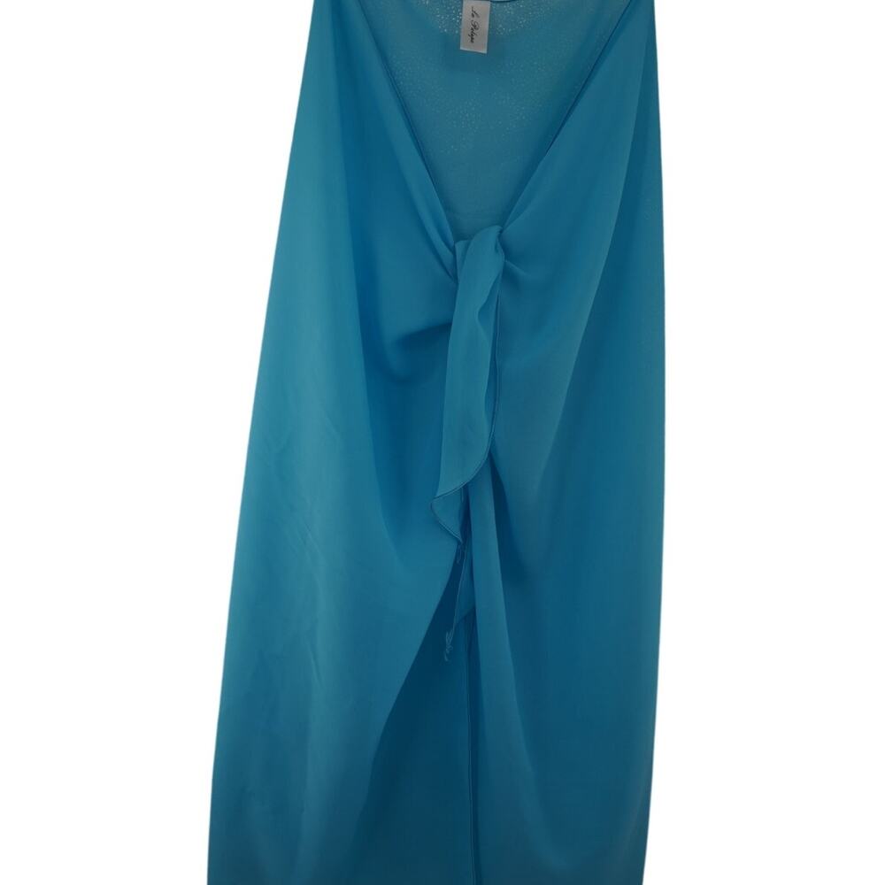 La Palapa Sheer Wrap Tiffany Blue